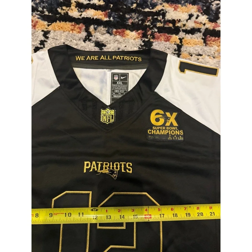 Tom Brady New England Patriots black jersey Size XXL #NFL #gridiron